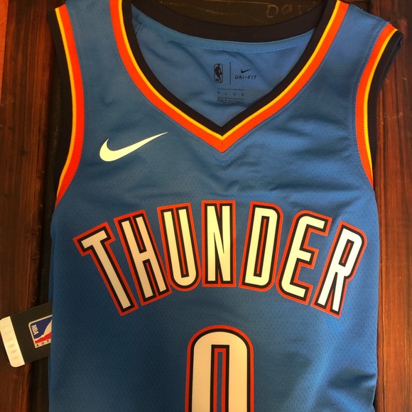 Russell Westbrook Thunder Icon Edition Nike NBA Swingman Jersey - Picture 5 of 7